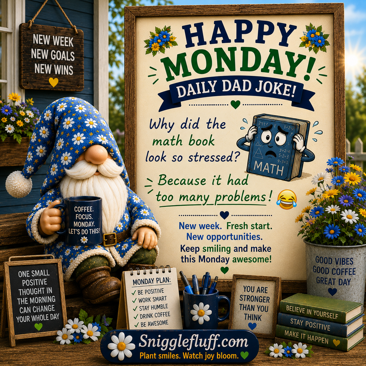 Fresh start to the week.
