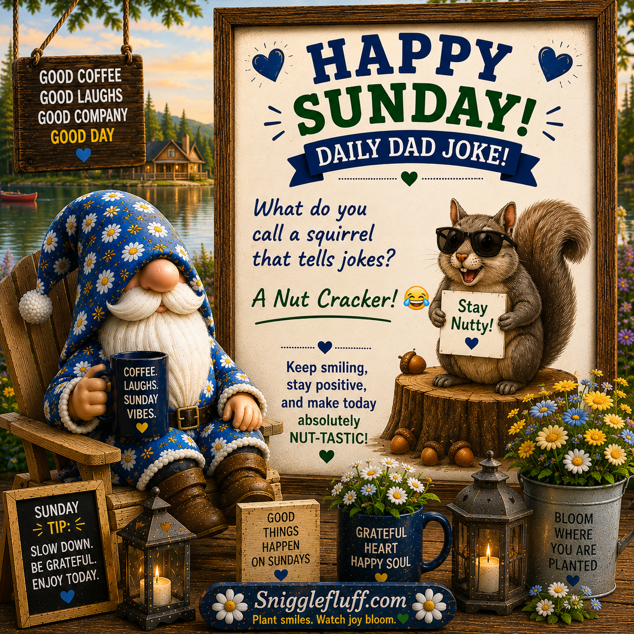 Happy Sunday. Have a nut-tastic Day!!!